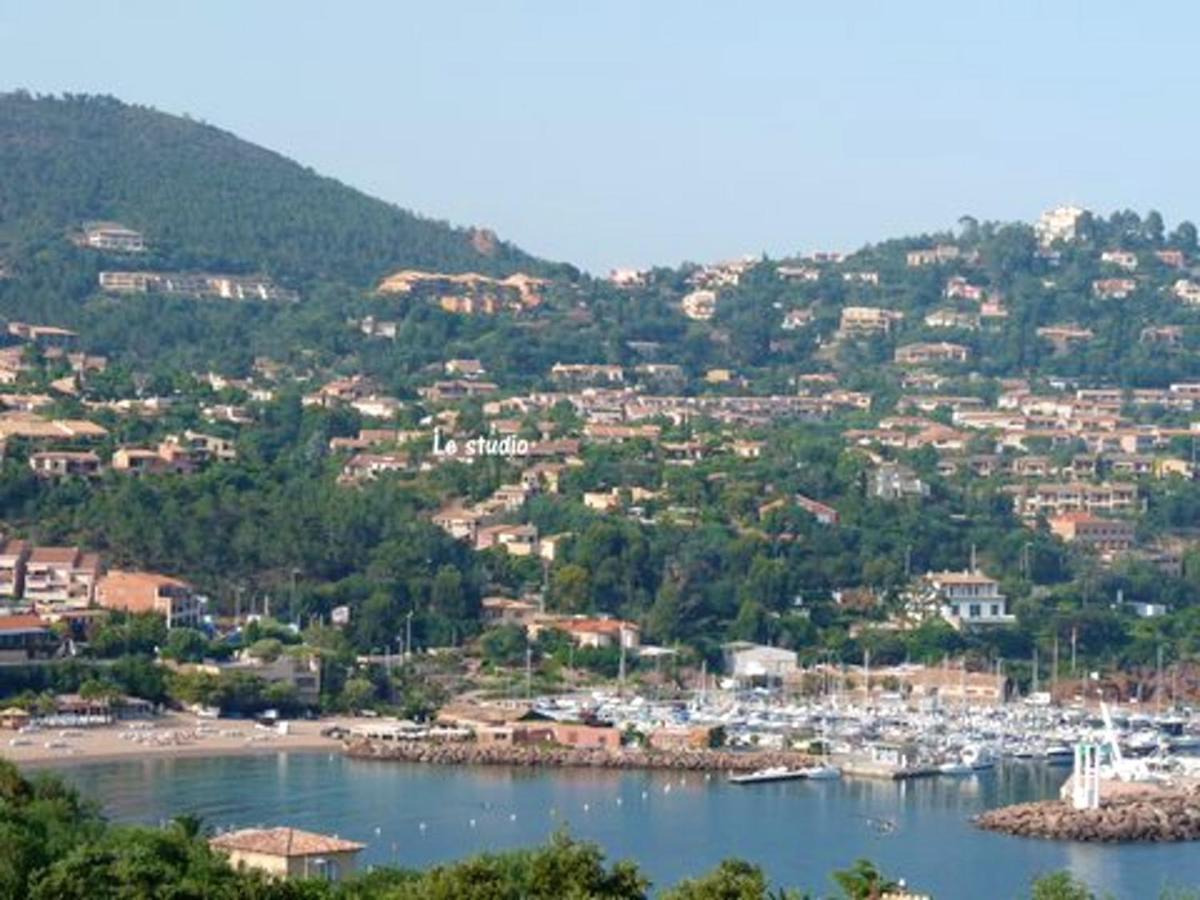 Studio A Theoule Sur Mer A 400 M De La Plage Avec Vue Sur La Mer Terrasse Amenagee Et Wifi Lejlighed Eksteriør billede